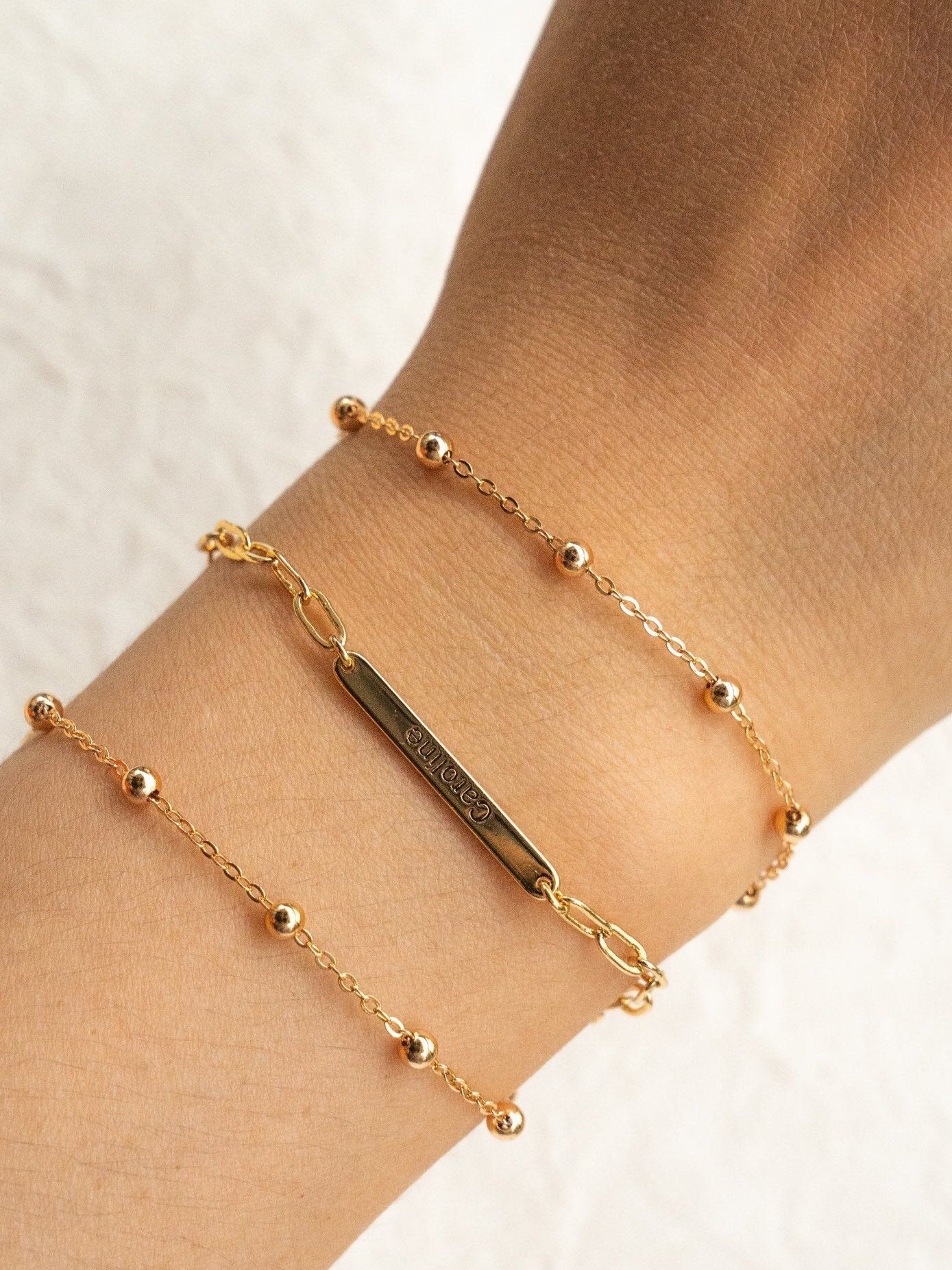 Sterling Silver Name Bracelet